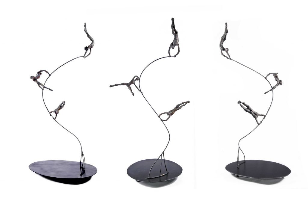 Trapecistas_II_190x105x95cm_2005