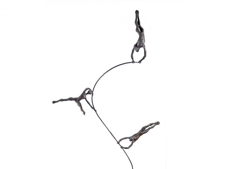 Trapecistas II 19 Trapecistas_II_190x105x95cm_2005_2