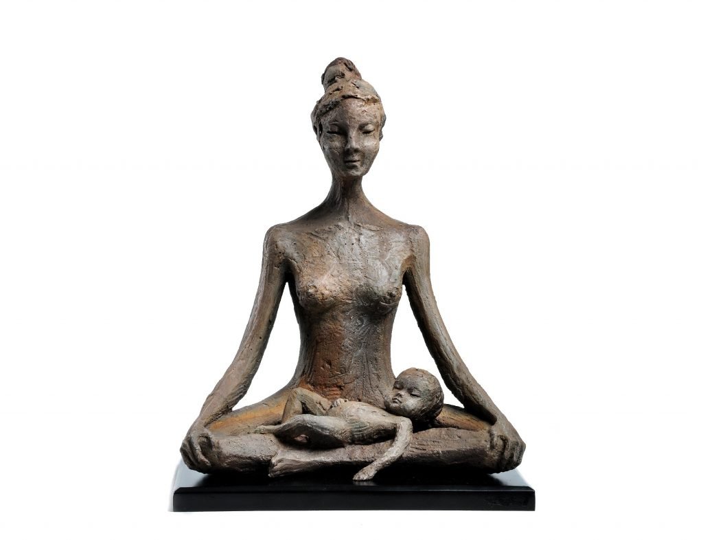 Meditación 37x30x21cm 2010